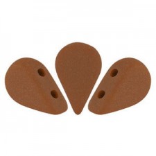Les perles par Puca® Amos beads Opaque choco mat 13600/84100